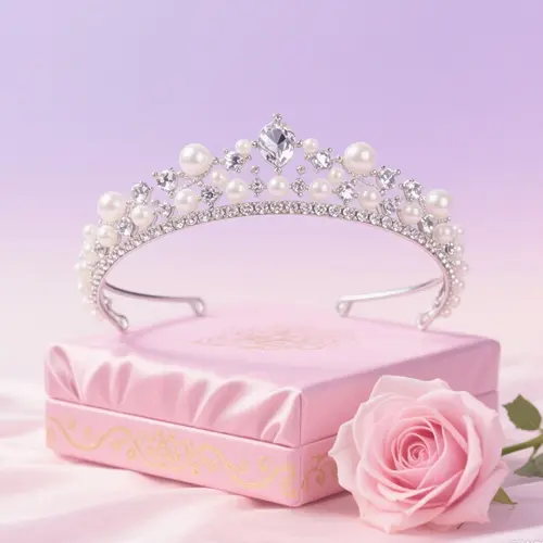 水鑽珍珠公主頭箍